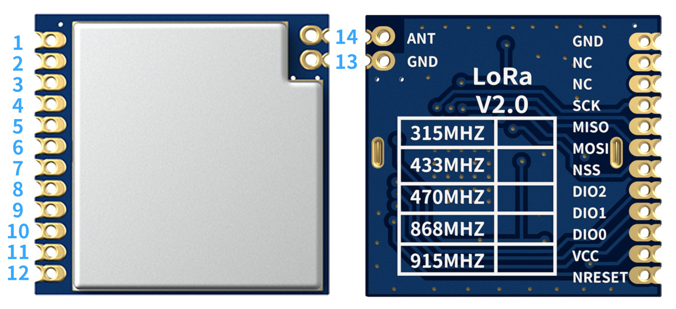 LORA1276 引脚图