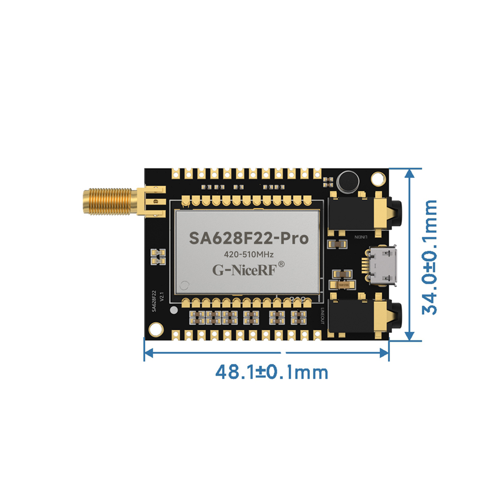 SA628F22Pro降噪对讲模块