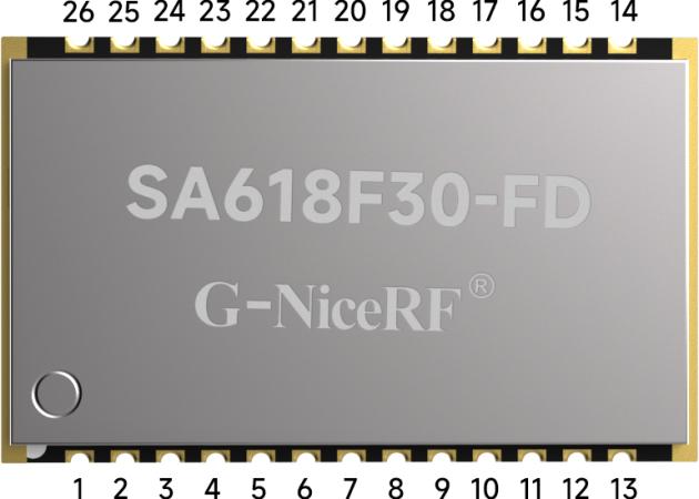 全双工数传模块SA618F30-FD脚位定义