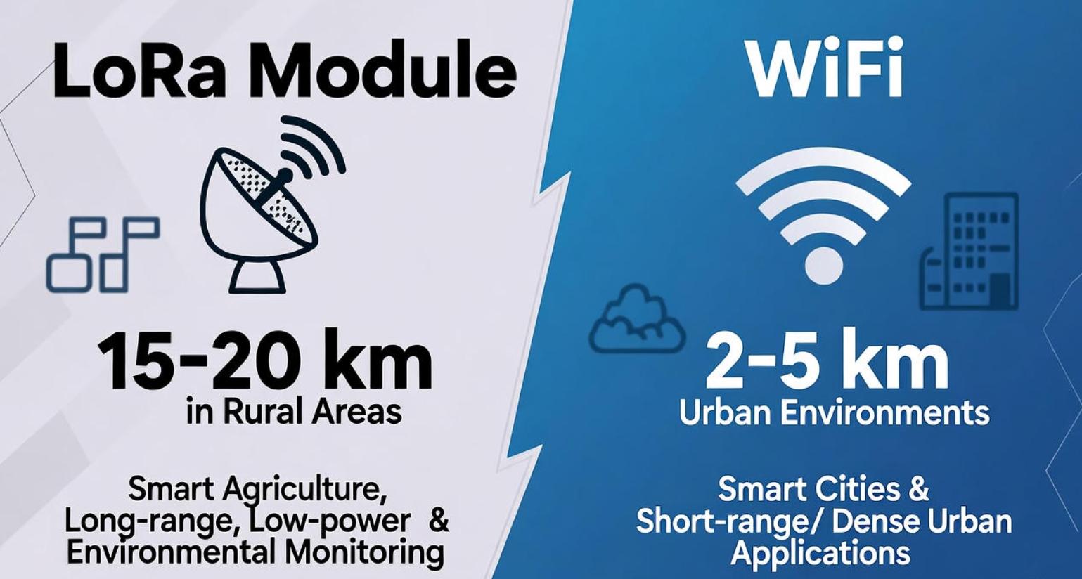 lora模块对比WIFI
